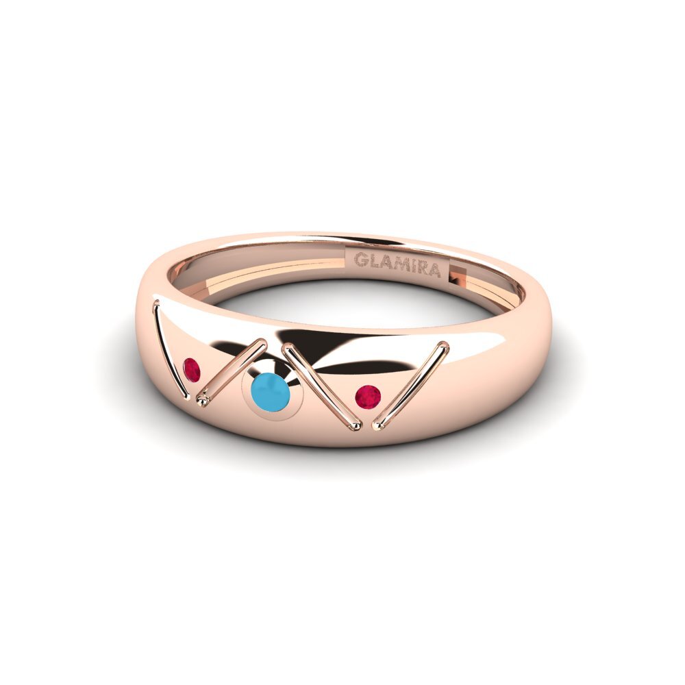 Or rose 375 Bague Respondent