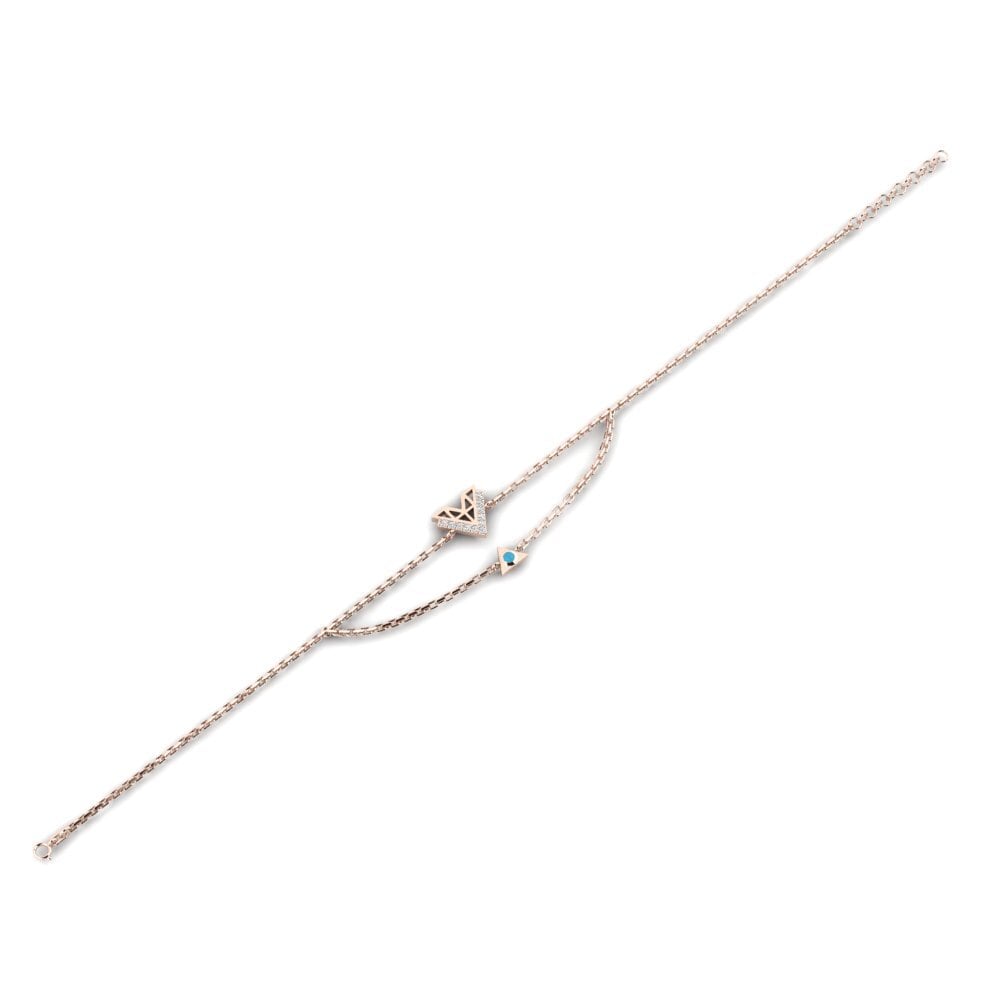 Or rose 375 Bracelet pour femme Restructuring