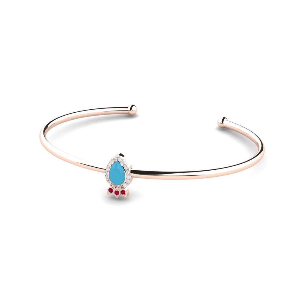 Or rose 375 Bracelet pour femme Rubeno