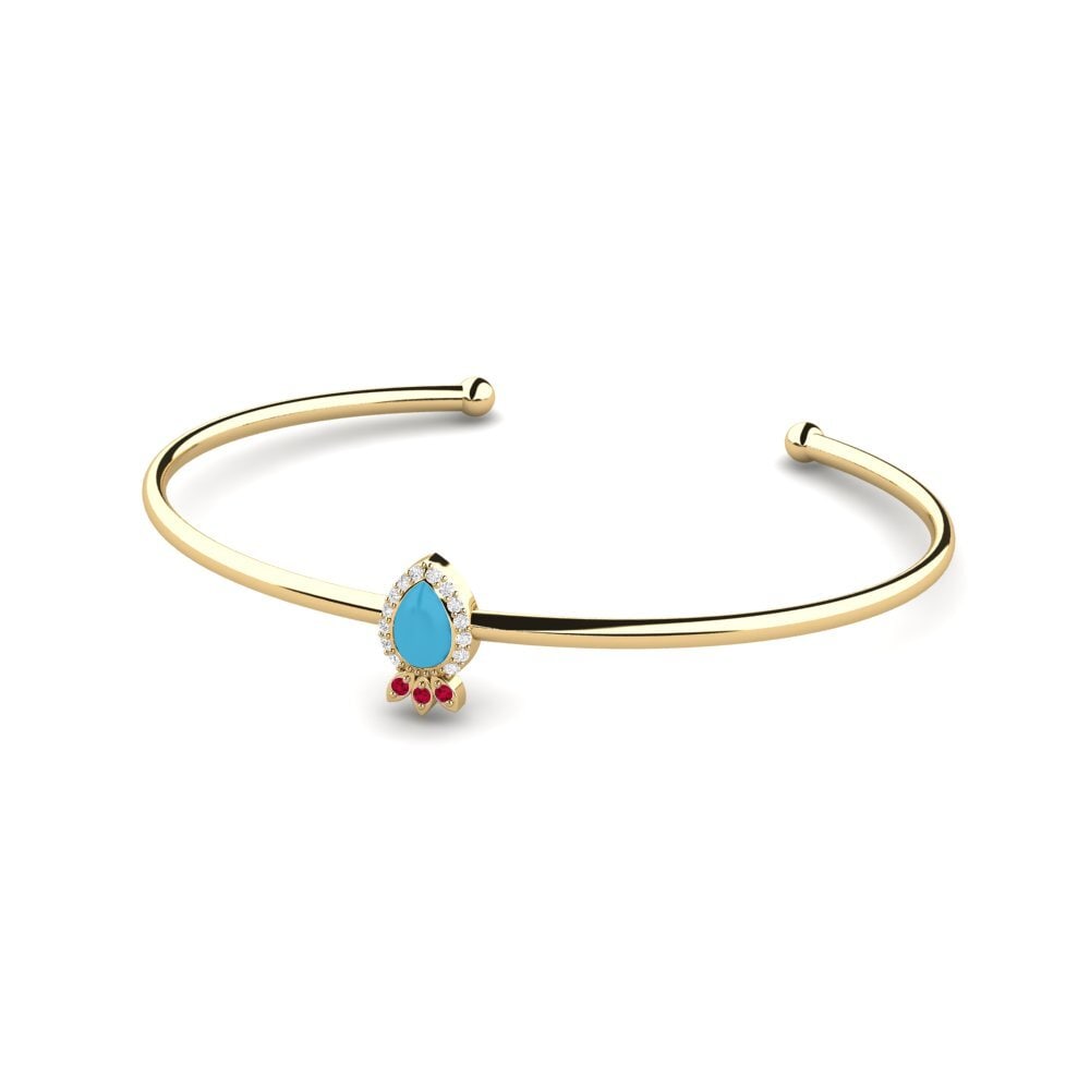 Or Jaune 750 Bracelet pour femme Rubeno
