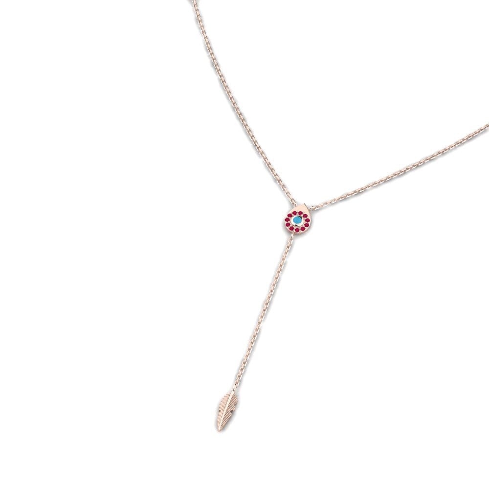 Or rose 375 Collier pour femme Sorbys