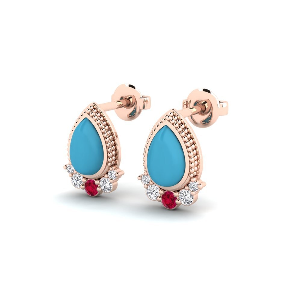 14k Rose Gold Women's Earring Tarkus