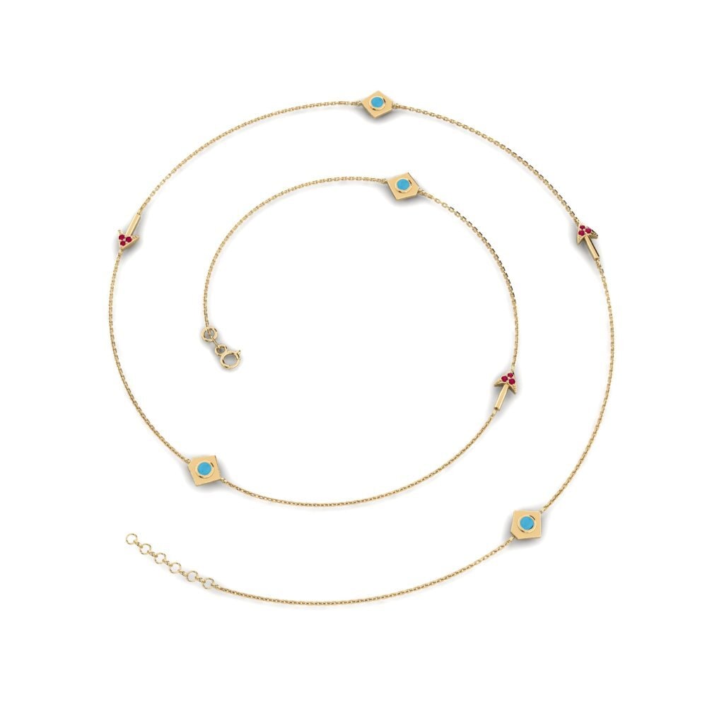 Or Jaune 750 Collier pour femme Vershina