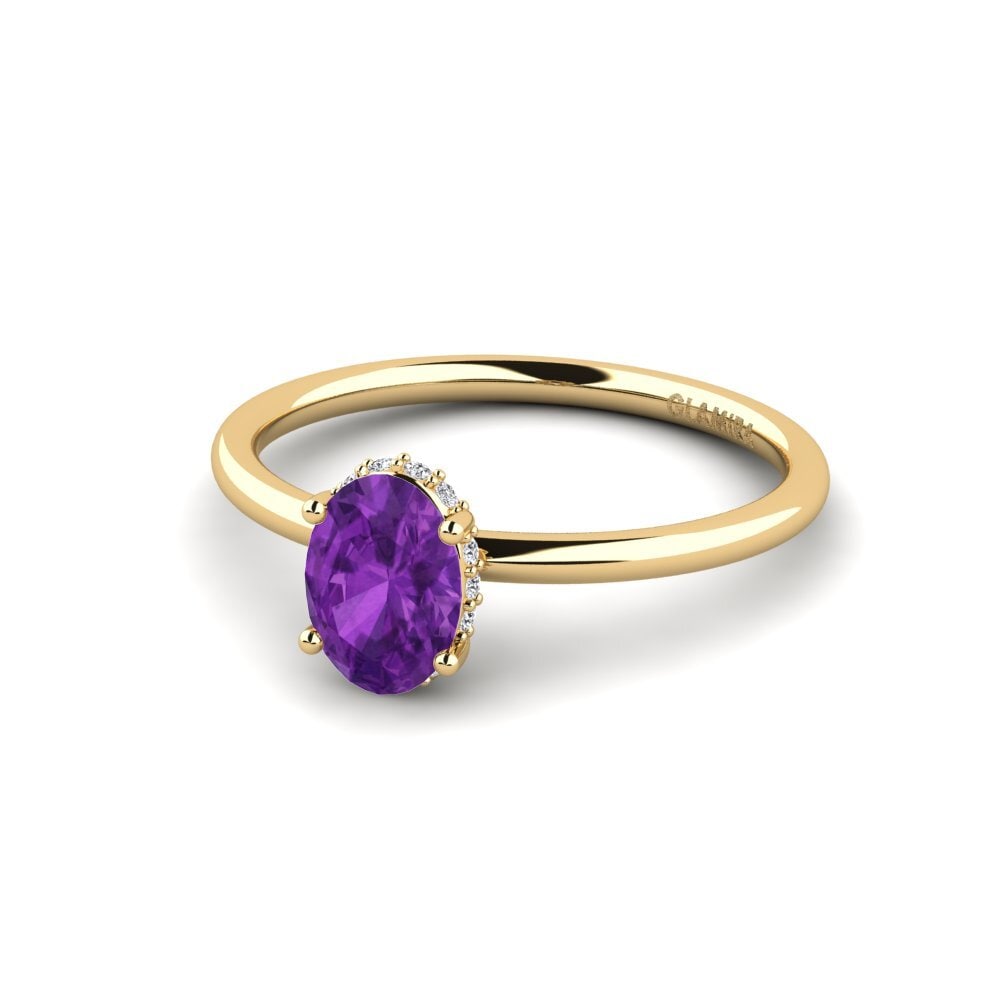 Amethyst Engagement Ring Ayoova