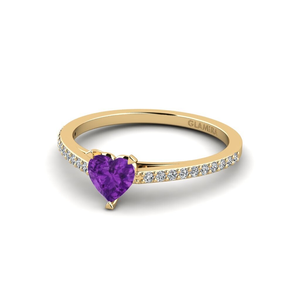 Amethyst Engagement Ring Blehe
