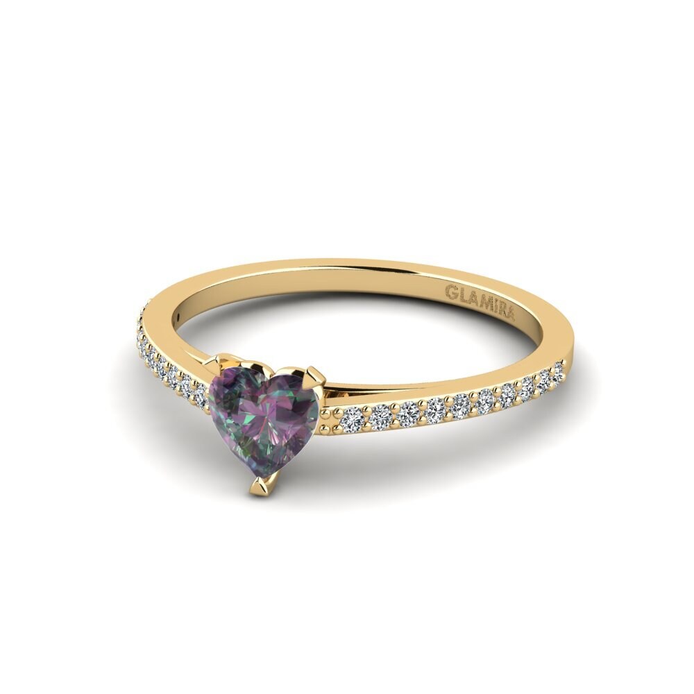 Mystic Topaz Engagement Ring Blehe