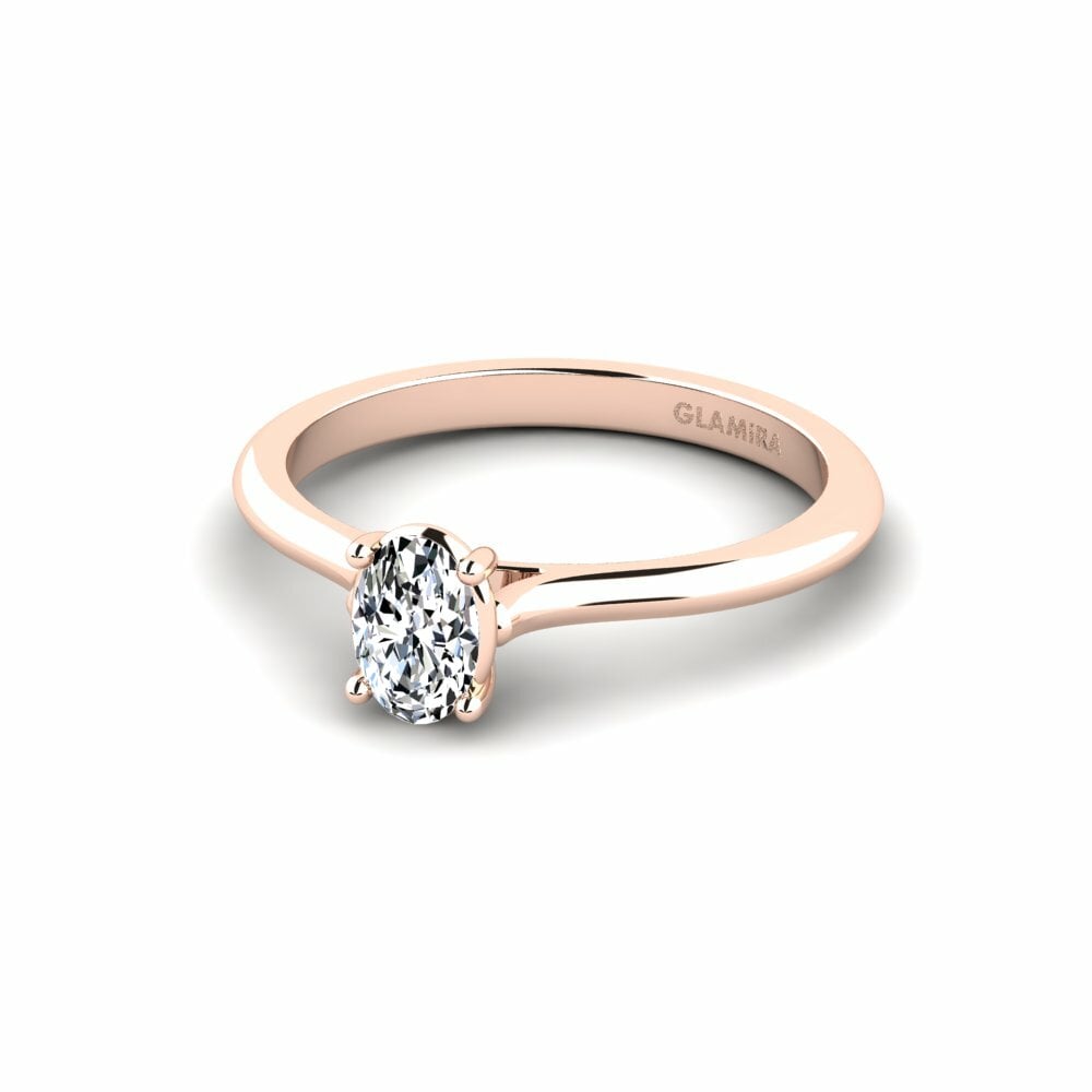 14k Rose Gold Engagement Ring Liogo
