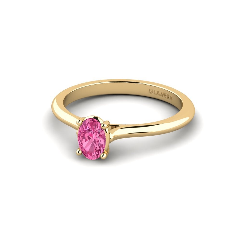 Pink Tourmaline Engagement Ring Liogo
