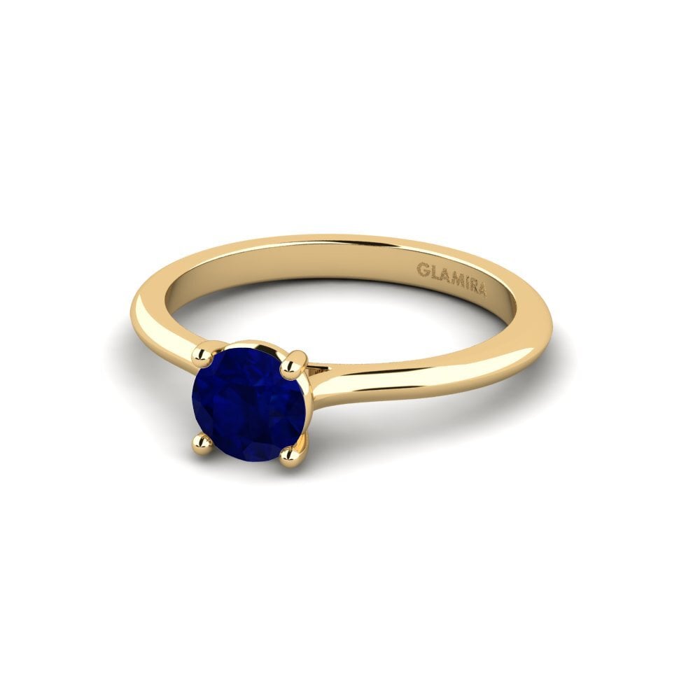 Sapphire Engagement Ring Pavon