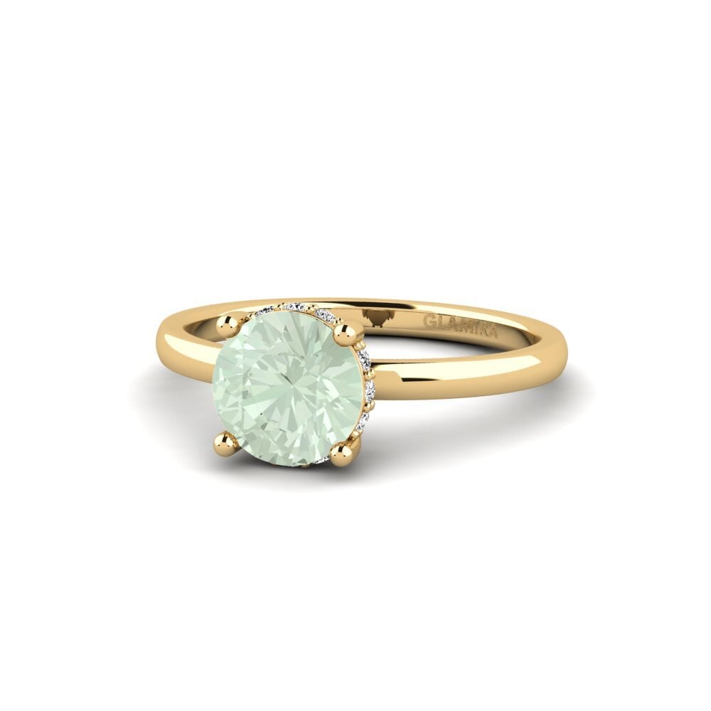 Amatista verde Anillo de compromiso Vennis