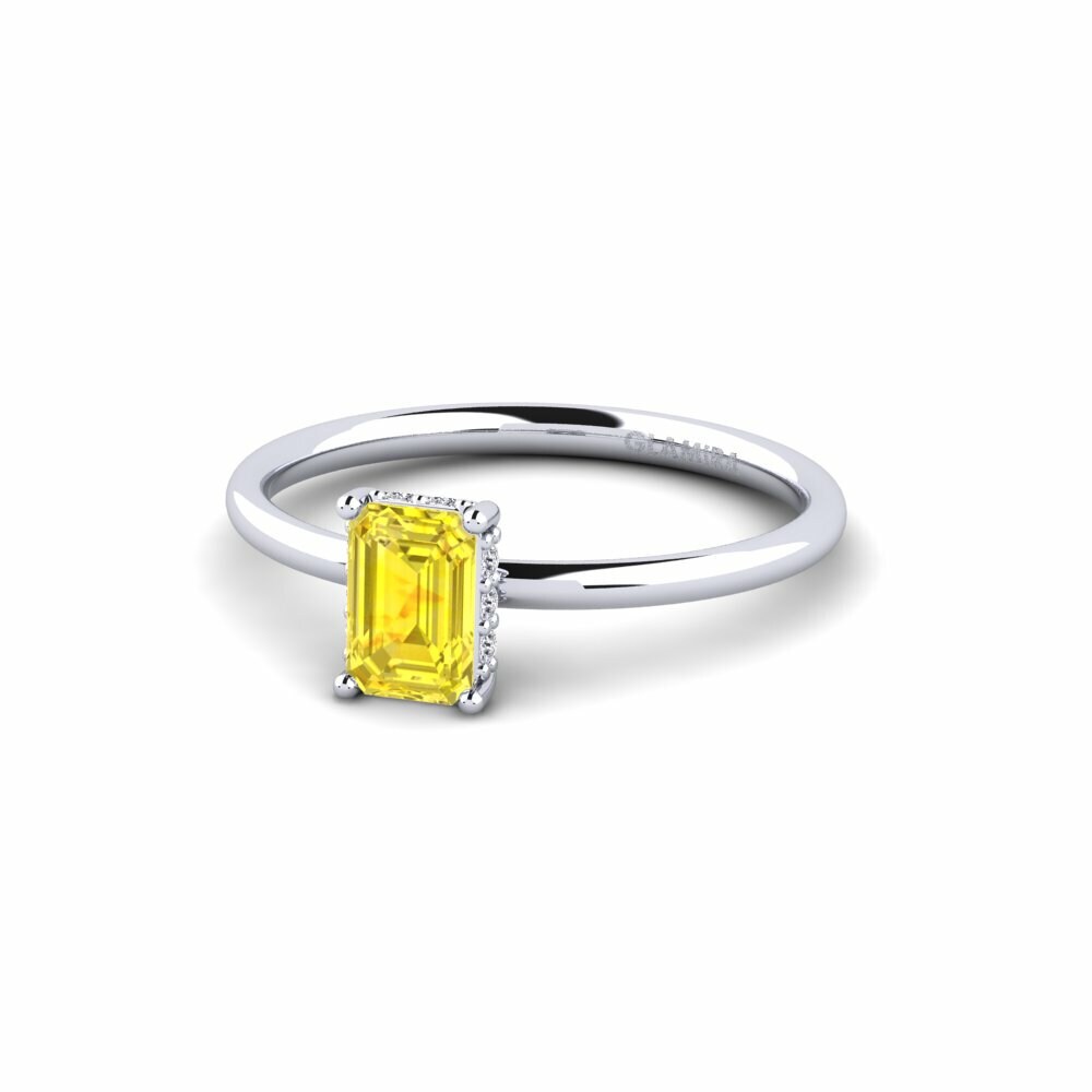 Yellow Sapphire Engagement Ring Wulden