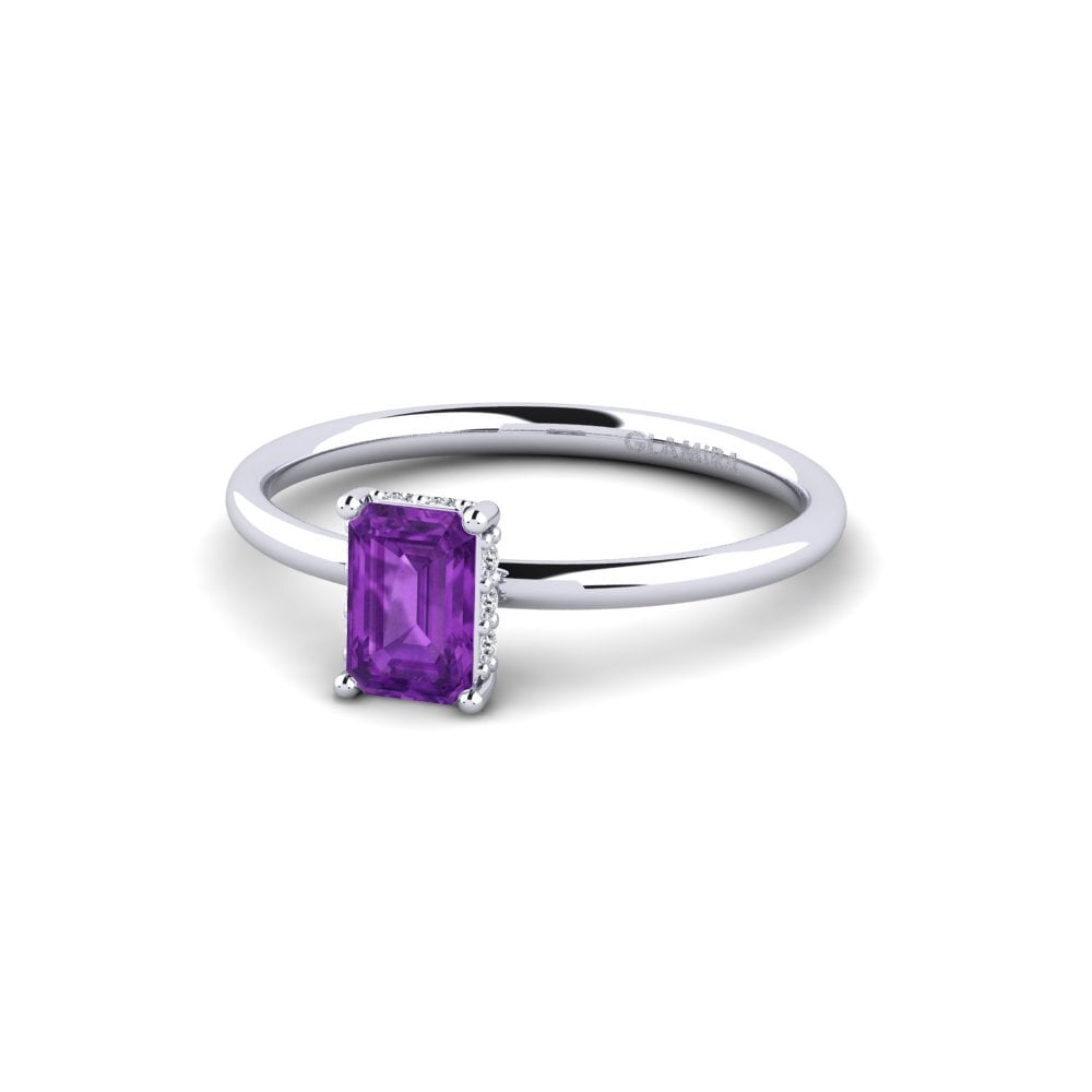 Amethyst Engagement Ring Wulden