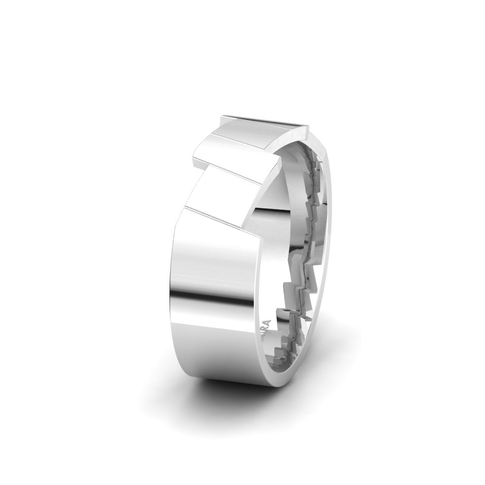 Men's Ring Glamorous Shiny 8 mm