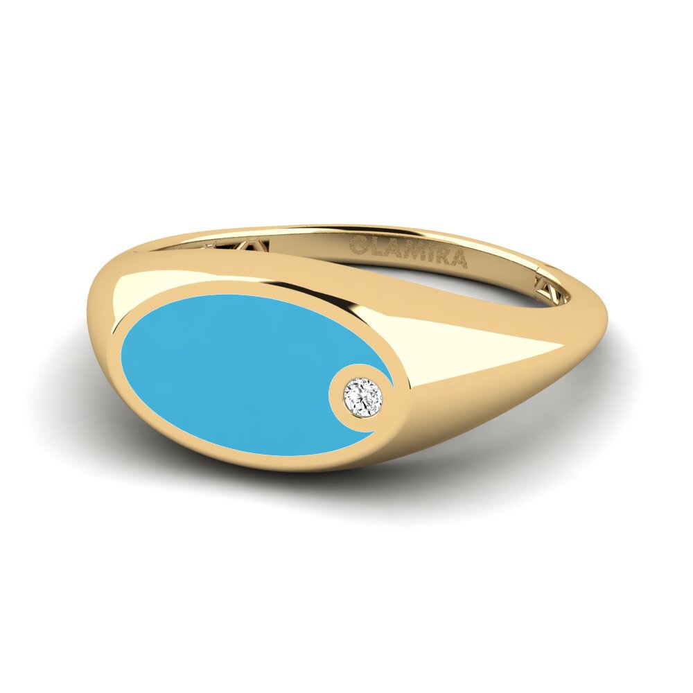Moissanit Pinker Ring Clysi