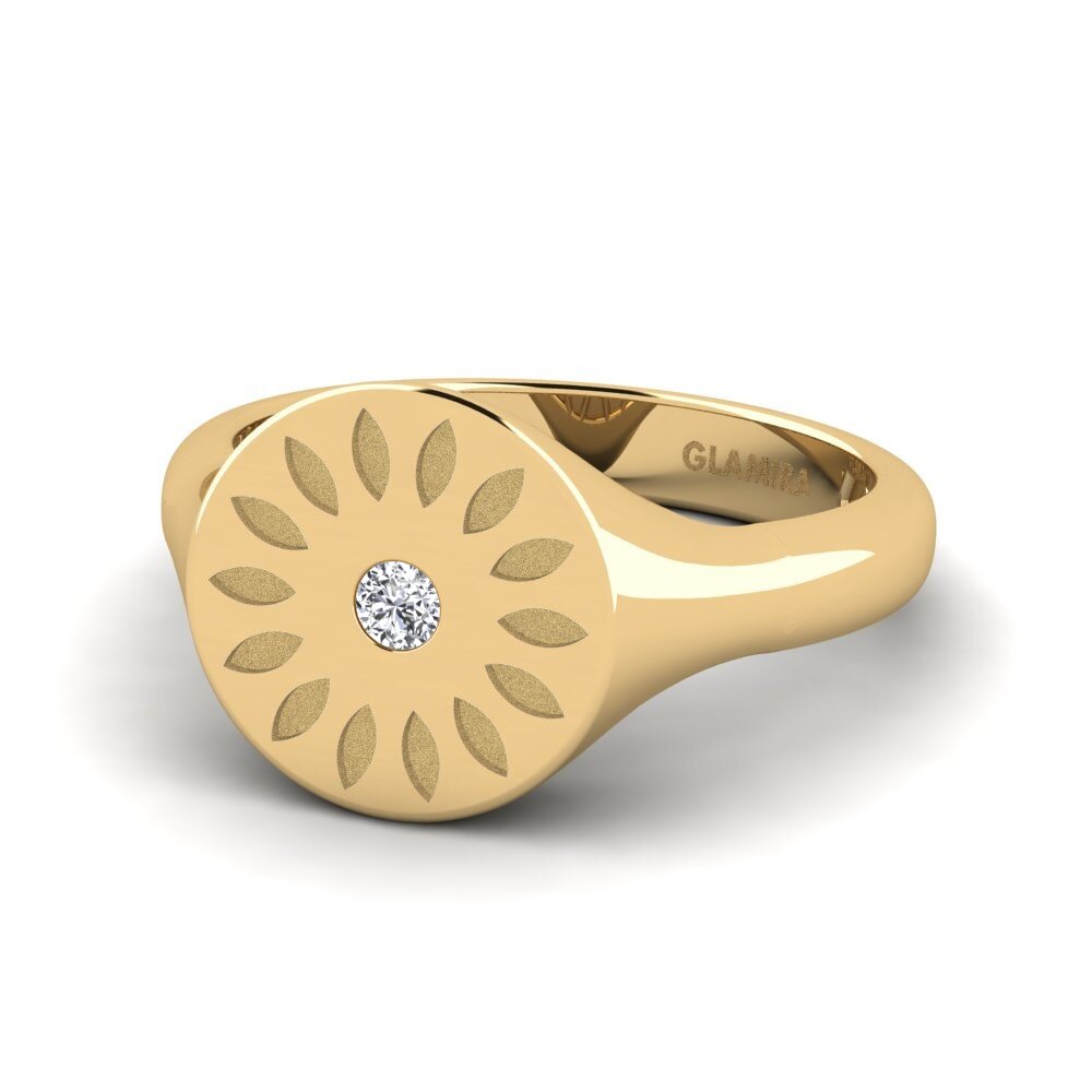 Diamante cultivado en laboratorio Anillo meñique Dgand