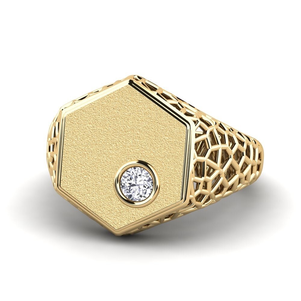 Diamante cultivado en laboratorio Anillo meñique Drunner