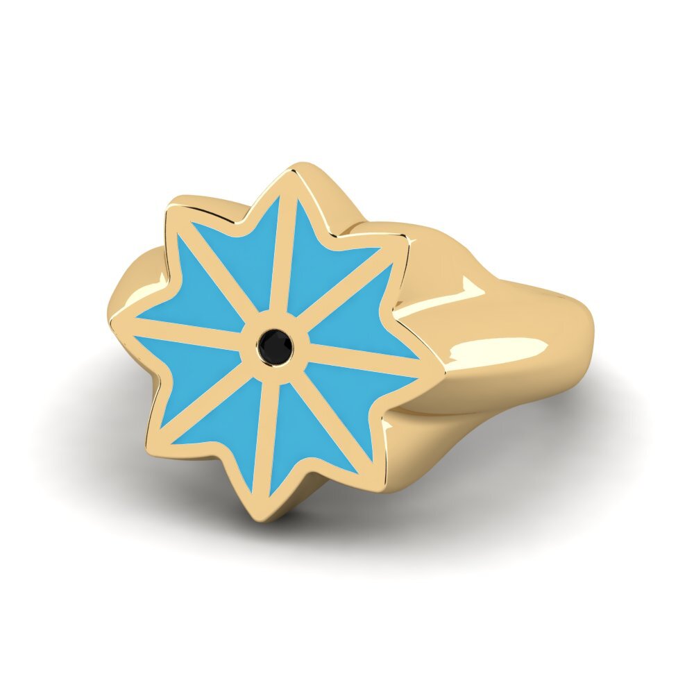 Black Onyx Pinky Ring Gemeddo