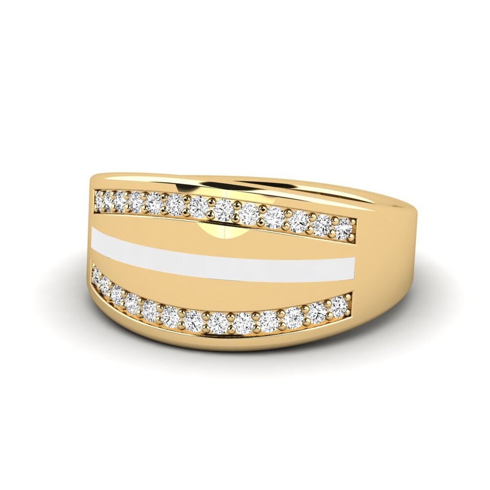 Moissanit Pinker Ring Loadan