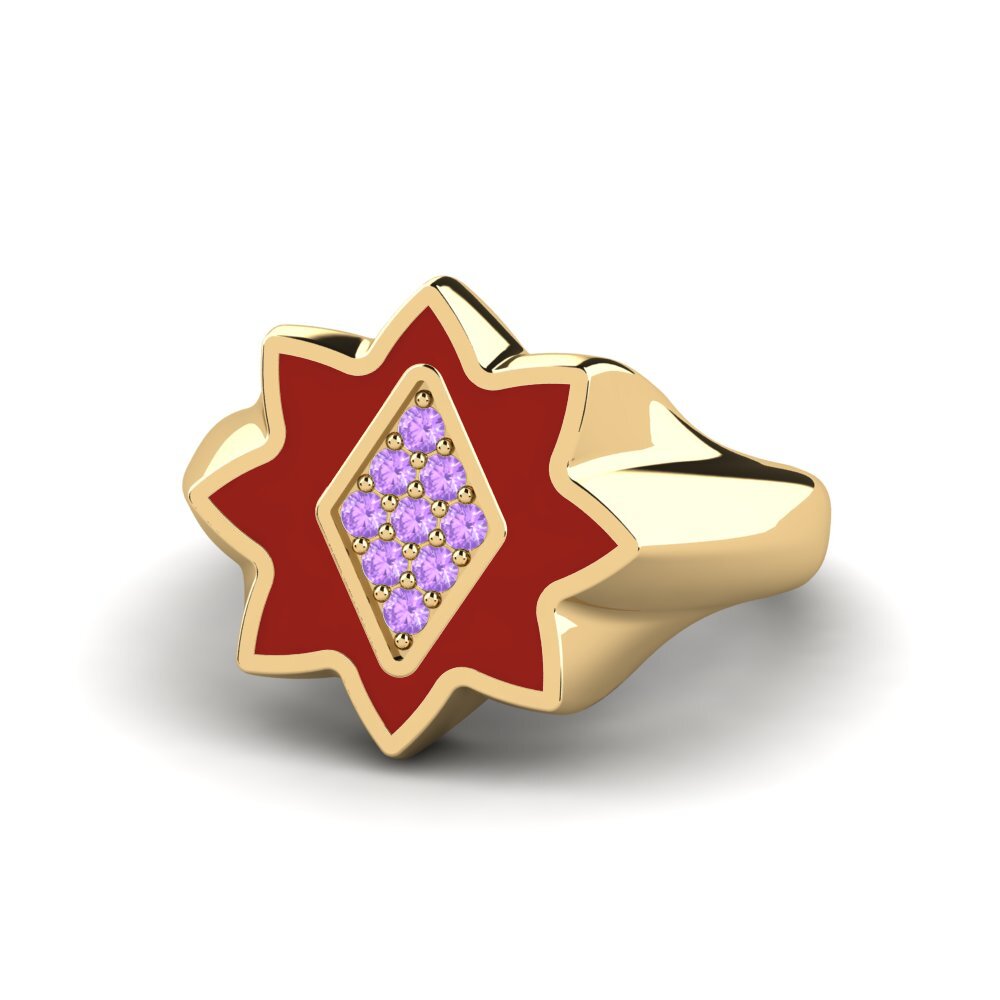 Amethyst Pinker Ring Memynni
