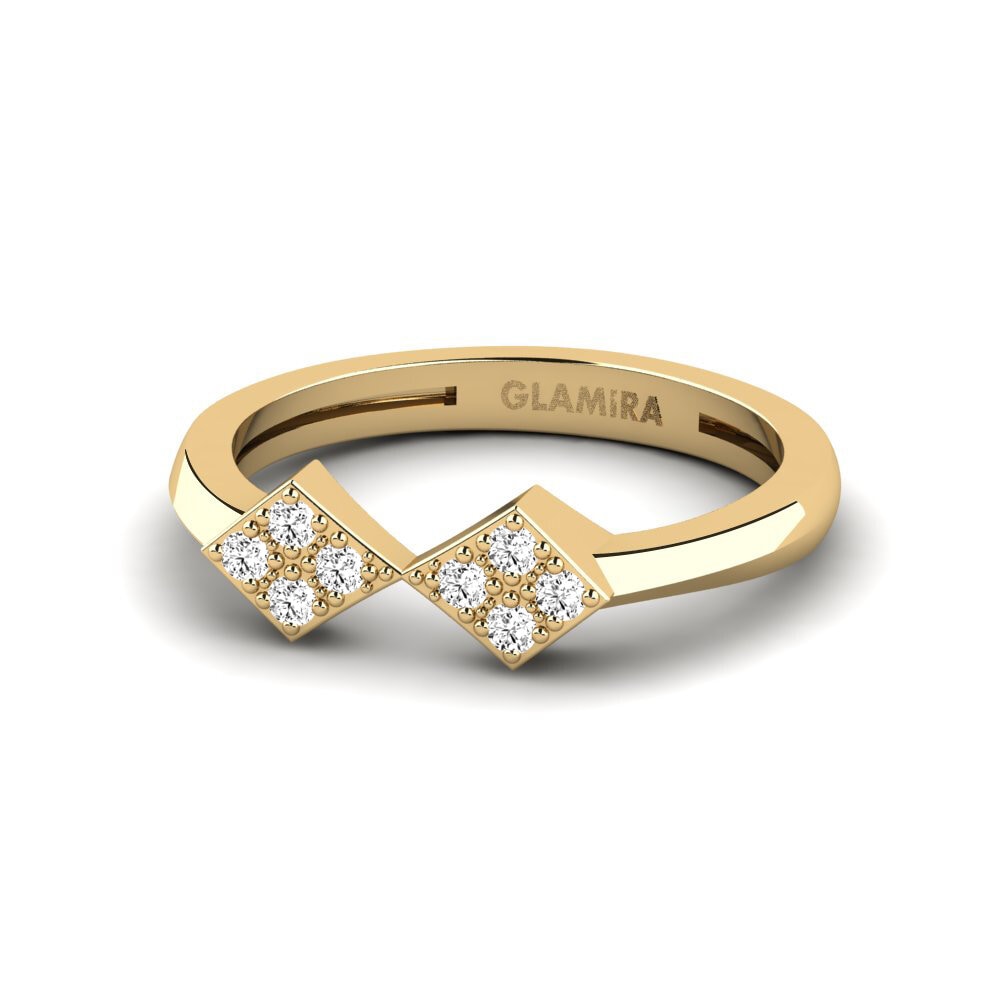 Moissanite Anéis de Mindinho Moslin