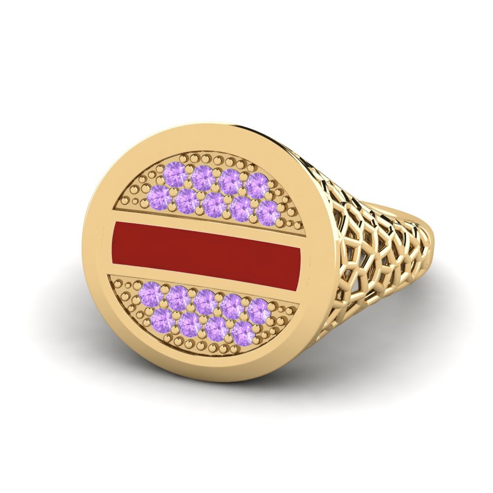 Amethyst Pinker Ring Motoldi