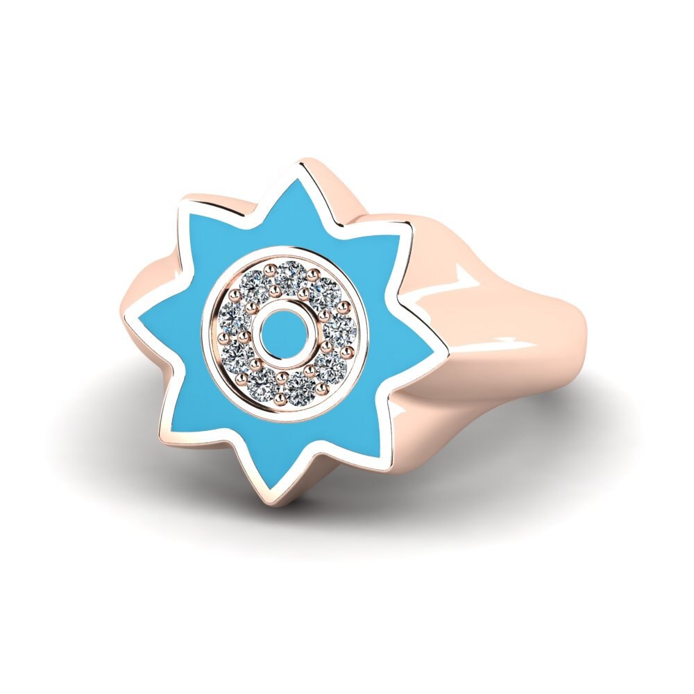 Rotgold 375 Pinker Ring Olorgen