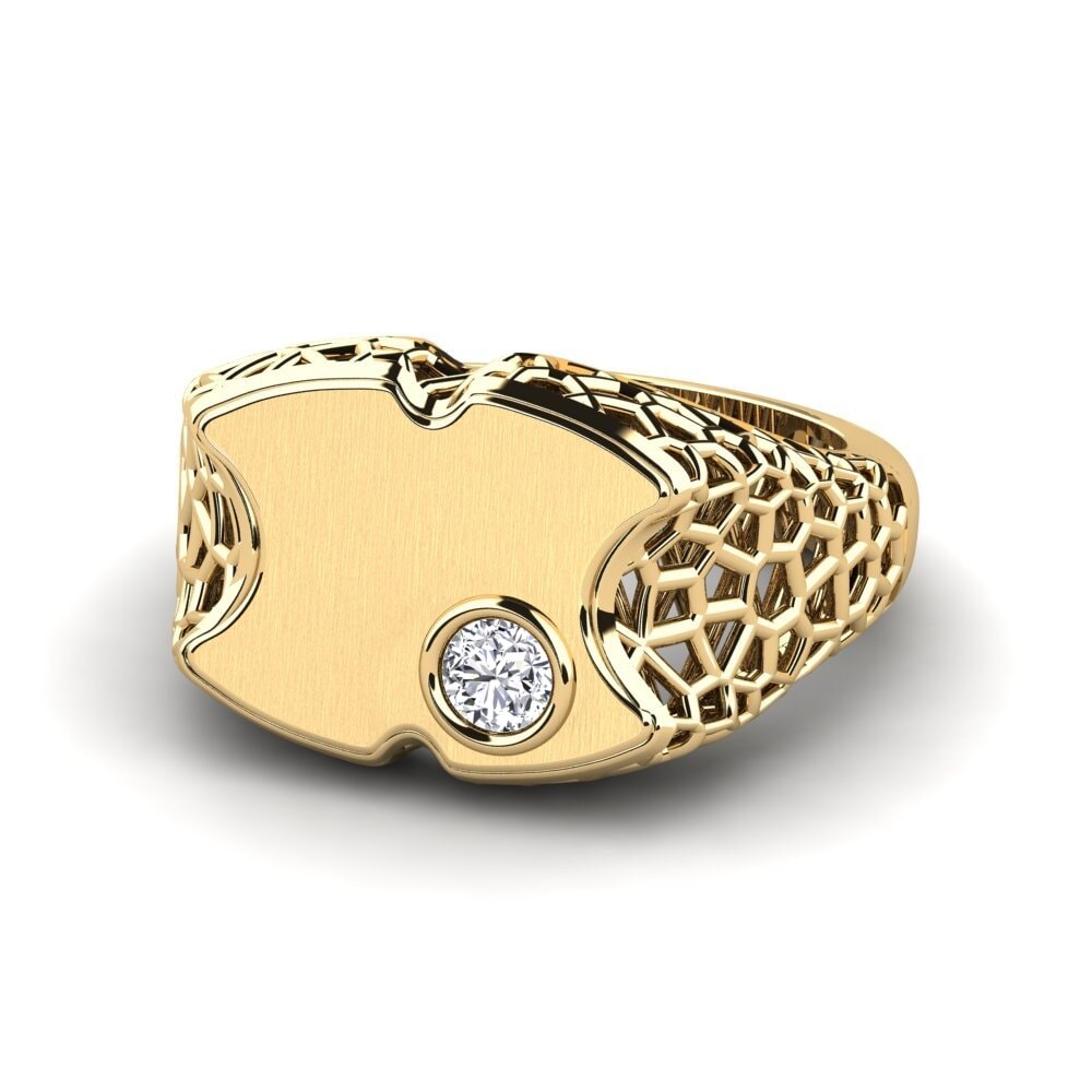 Diamante cultivado en laboratorio Anillo meñique Orrim