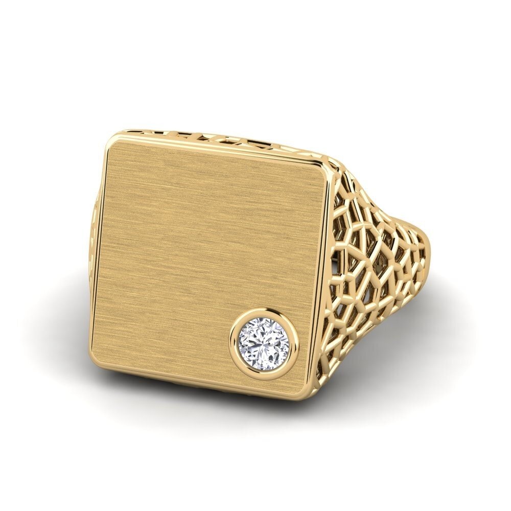 Diamante cultivado en laboratorio Anillo meñique Thoph