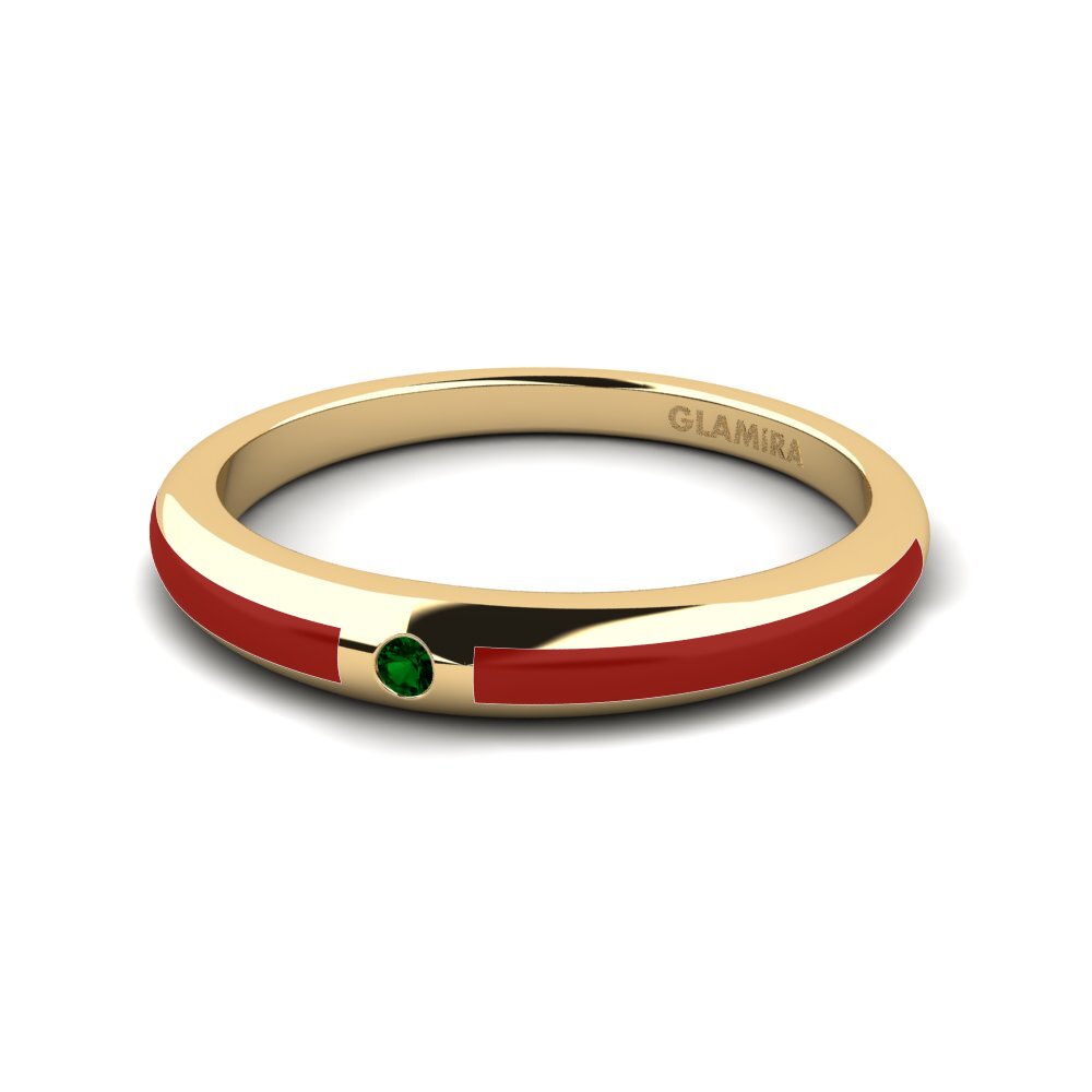 Grüner Zirkonia Ring Apsop