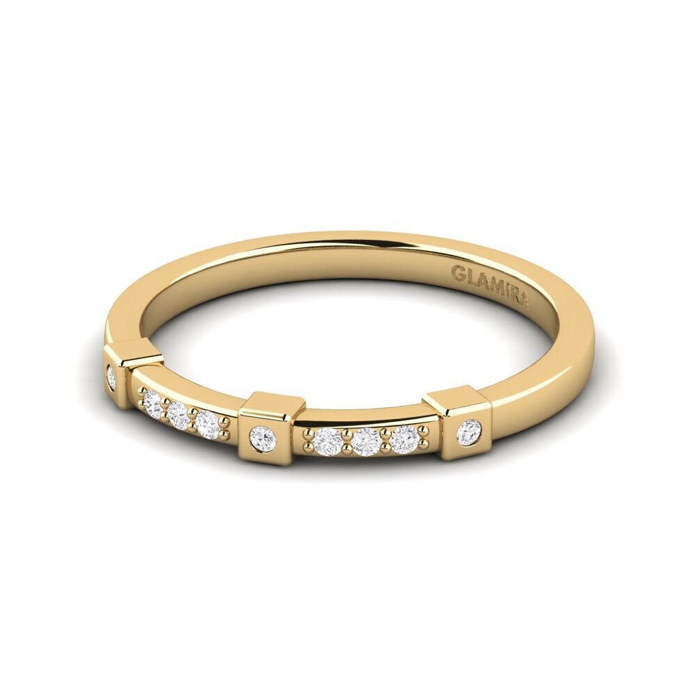 White sapphire Stackable Ring Atonge