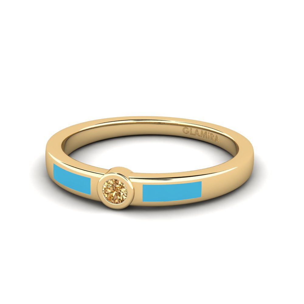 Brauner Diamant Ring Awun