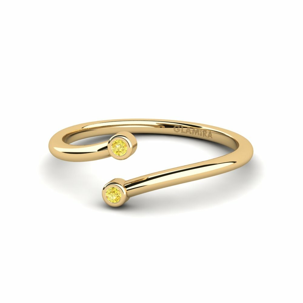 Yellow Sapphire Ring Bandec