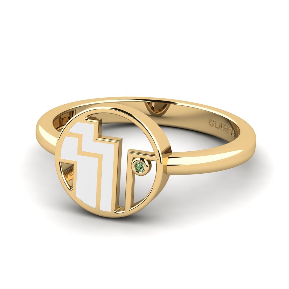 Green Diamond Ring Bettey
