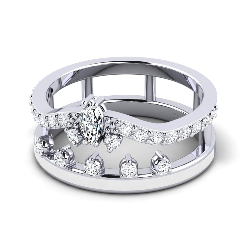 Weißgold 585 Ring Miwi