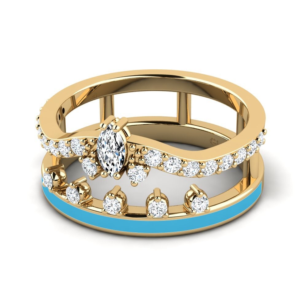 Gelbgold 750 Ring Miwi