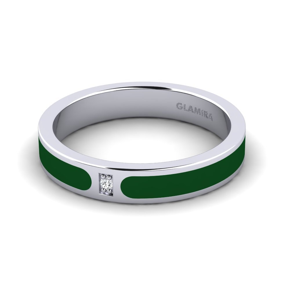 950 Platin Ring Bibb
