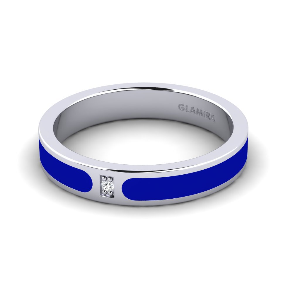 9ct White Gold Ring Bibb