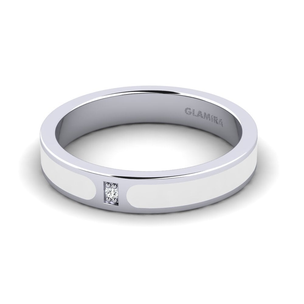 Platino 950 Anillo Bibb