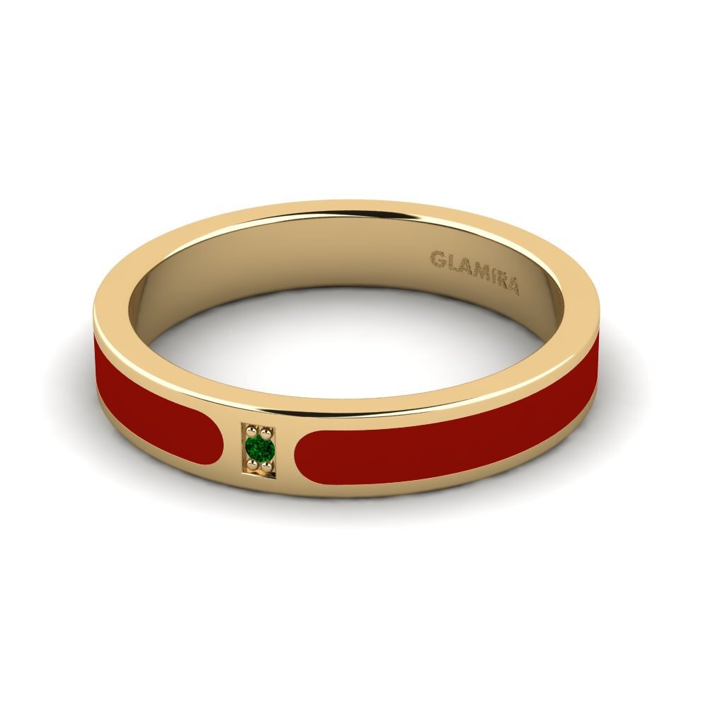 Grüner Zirkonia Ring Bibb