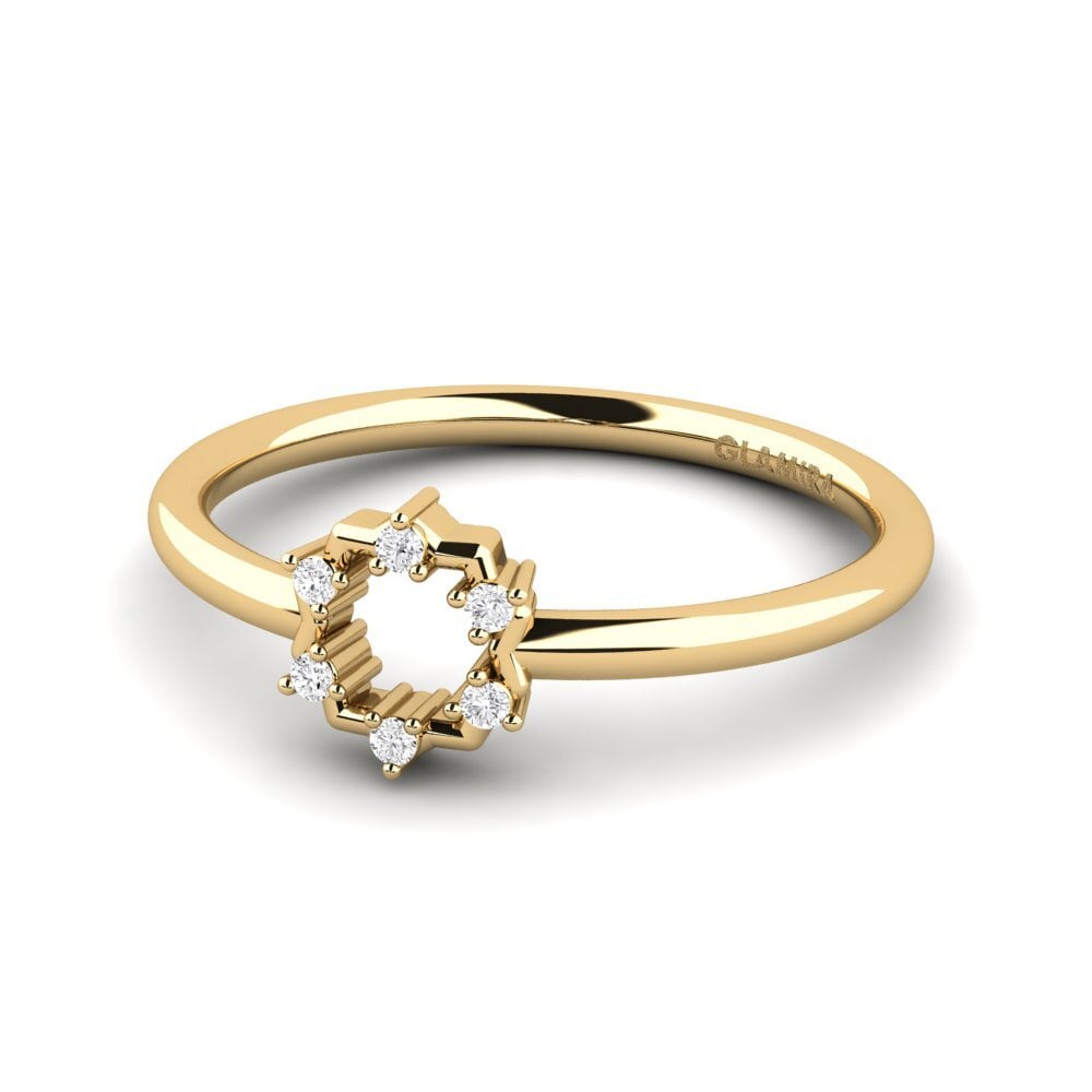 White sapphire Stackable Ring Bightfi