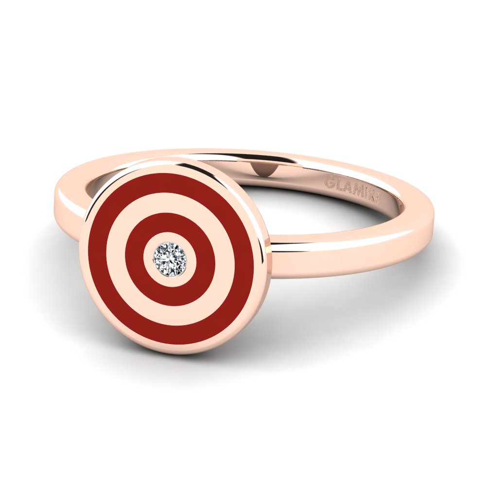 Rotgold 375 Ring Canlele
