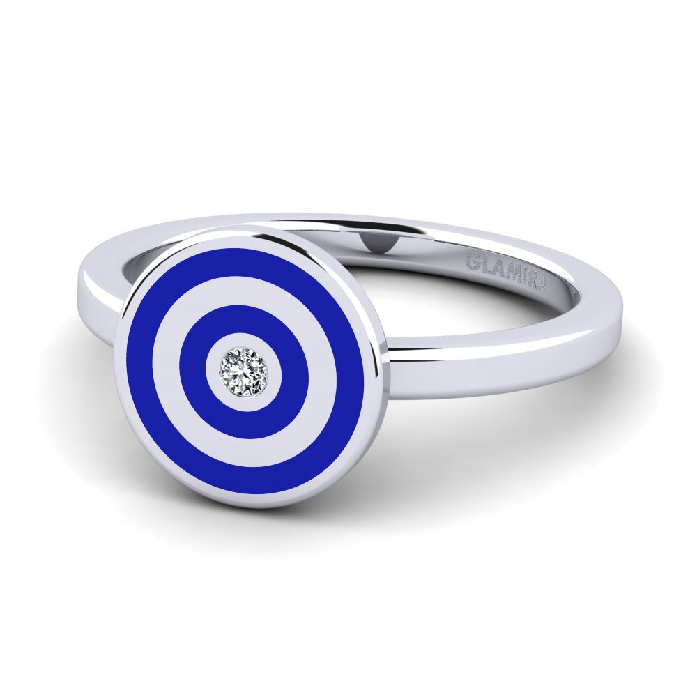 9ct White Gold Ring Canlele