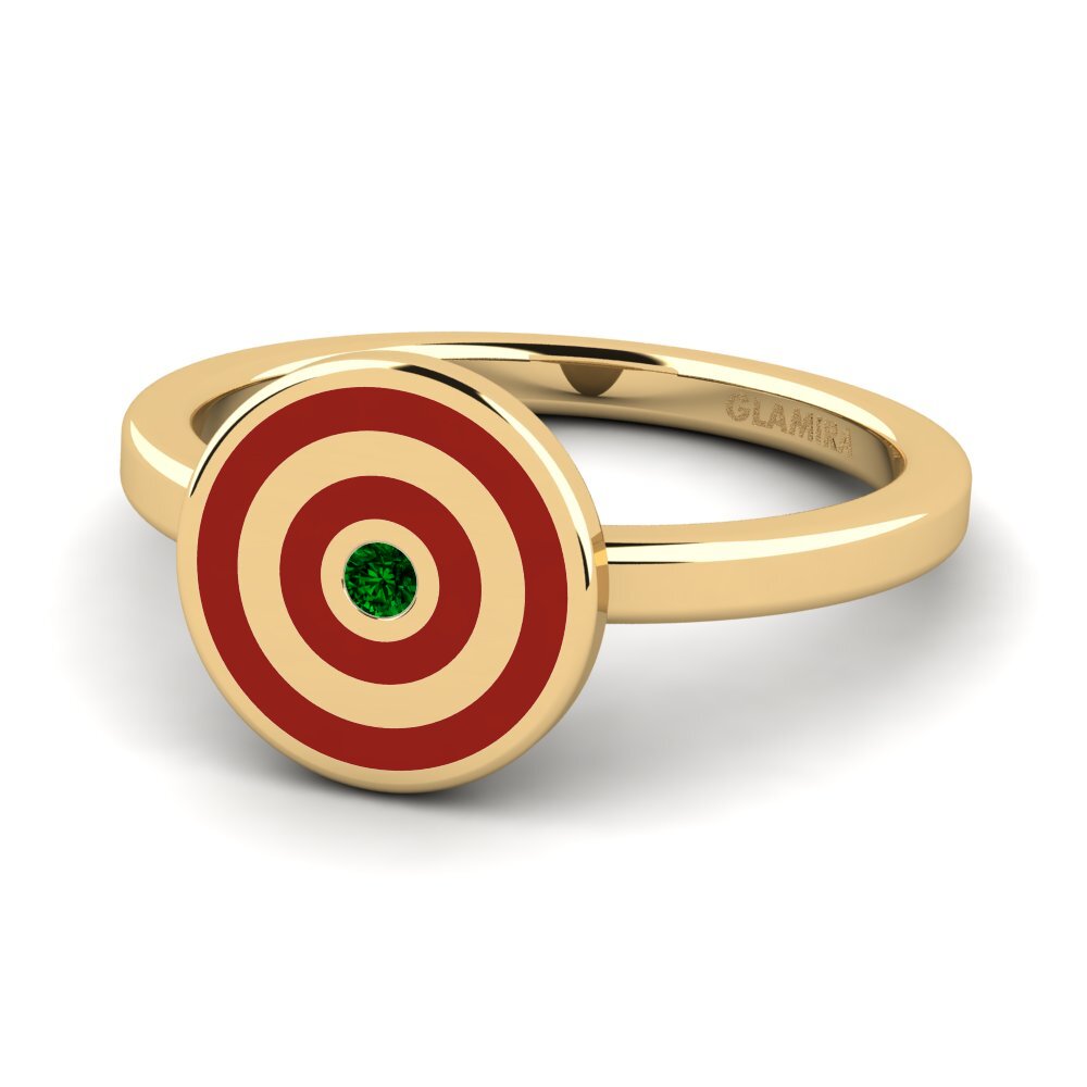 Grüner Zirkonia Ring Canlele