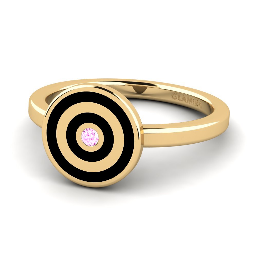 Rosa Saphir Ring Canlele