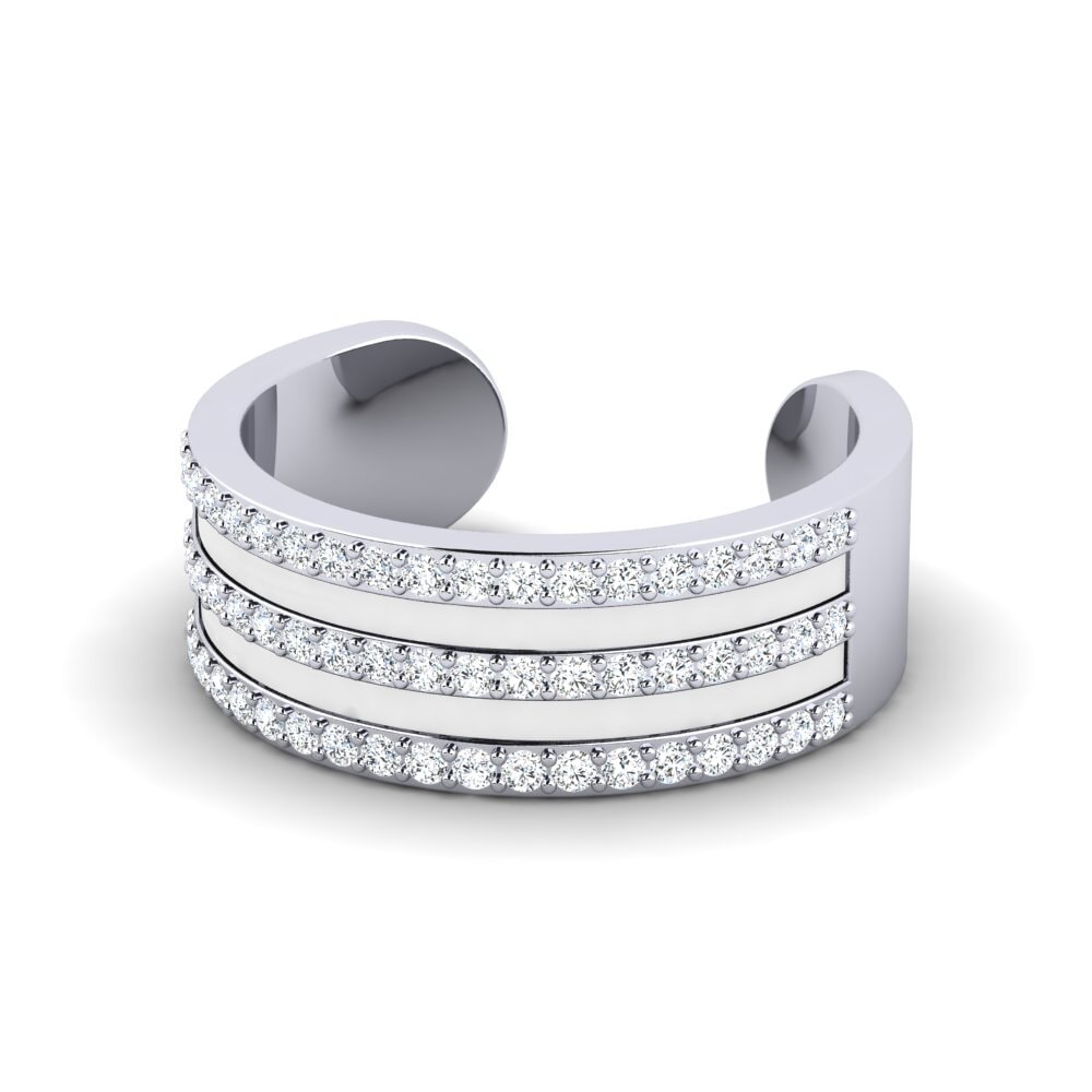 Weißgold 585 Ring Denden