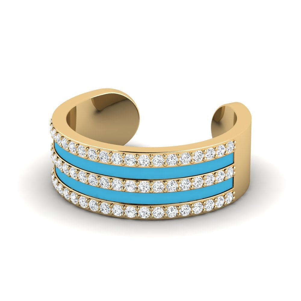 Gelbgold 750 Ring Denden