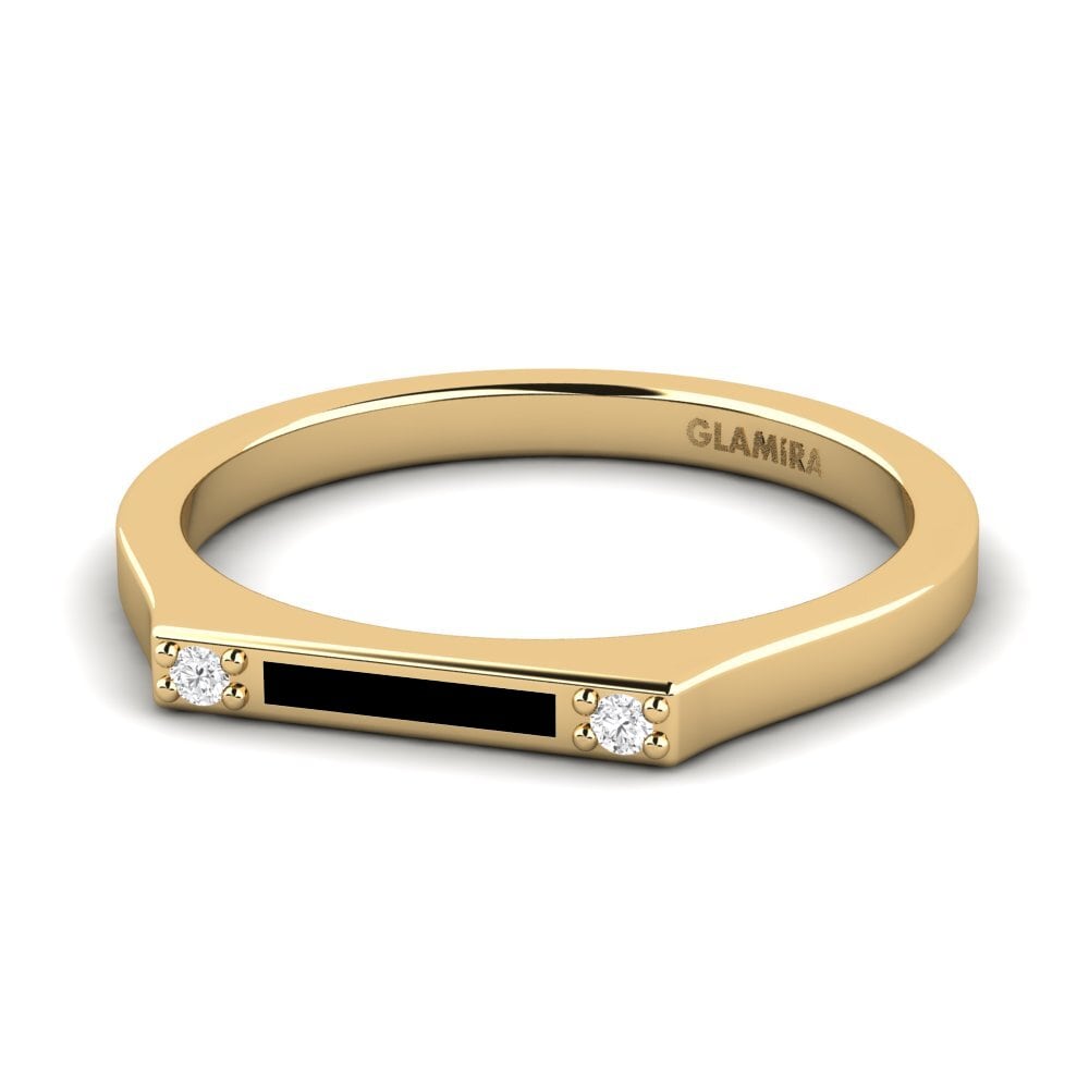 White sapphire Stackable Ring Enei