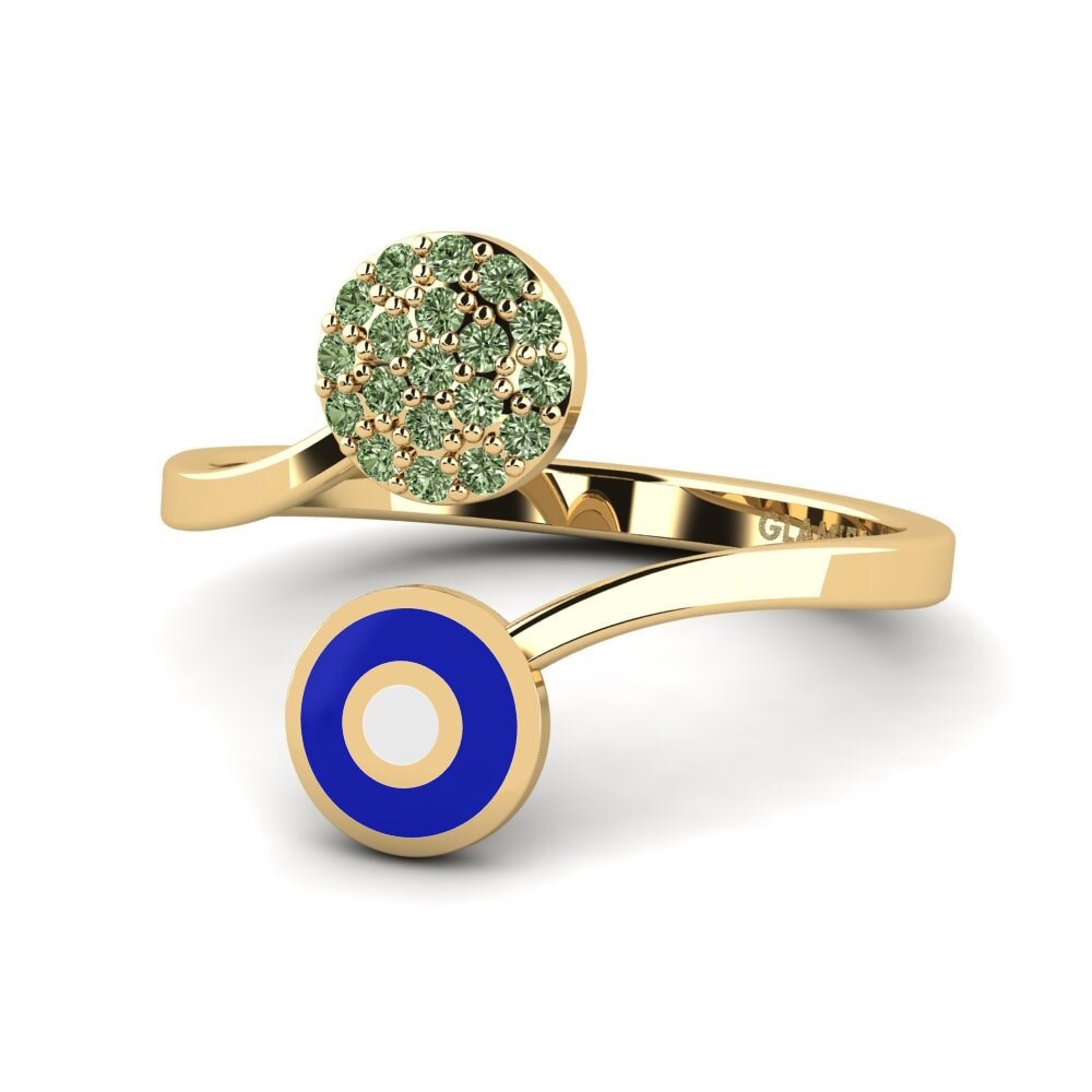 Grüner Diamant Ring Wandyan