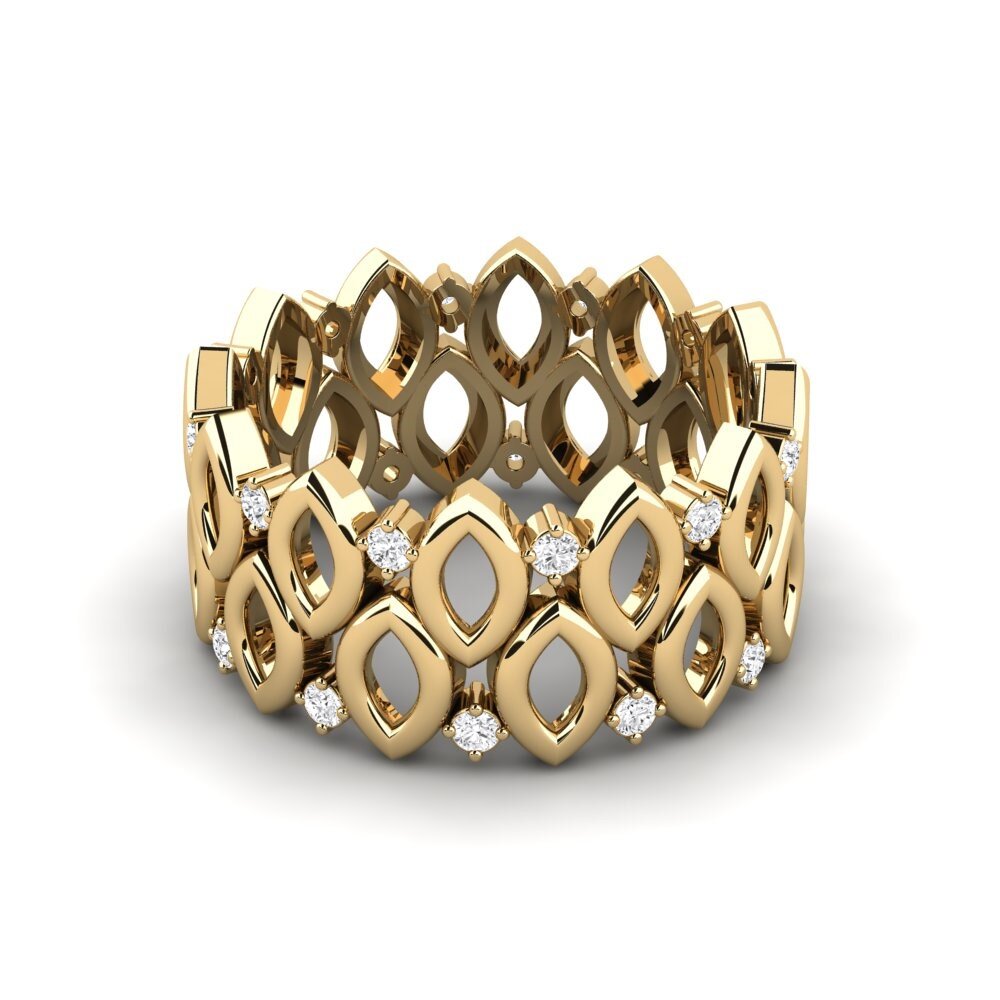 Weißer Saphir Ring Yanabader