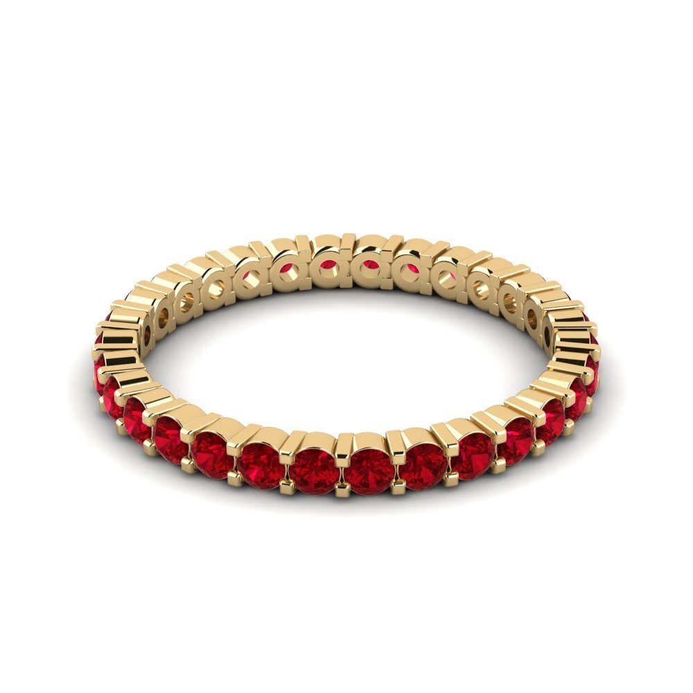 Circonita Roja Anillo Yldrost